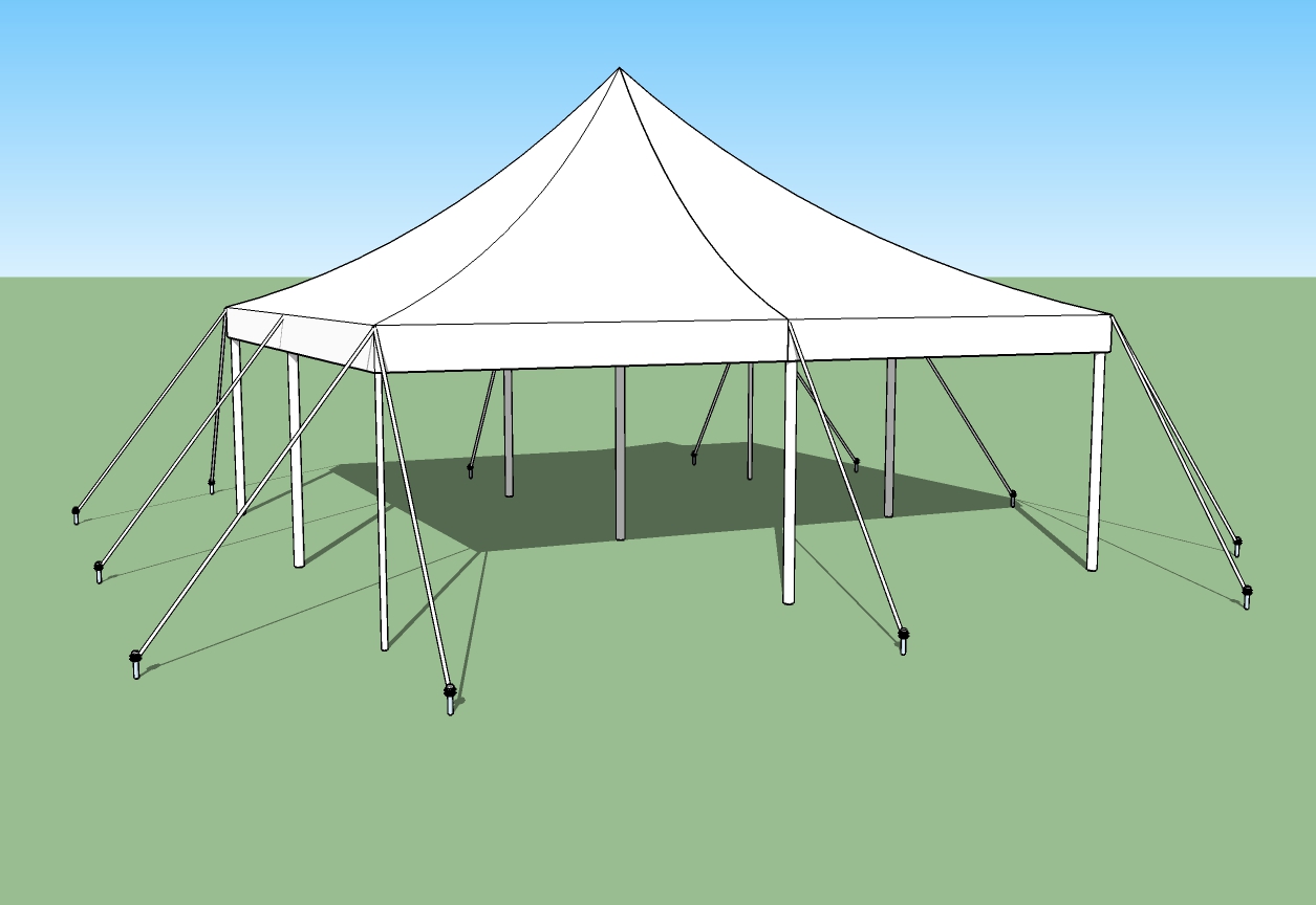 30x90 party tent